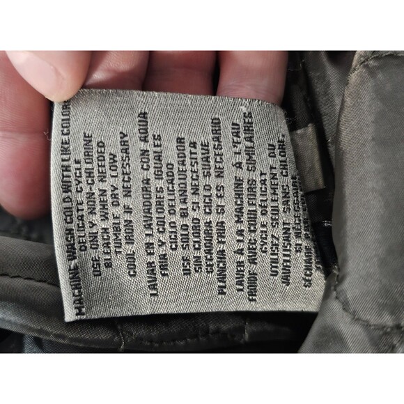 Levis Jacket Womens Large Hooded Green Anorak Military Jacket - Picture 10 of 10